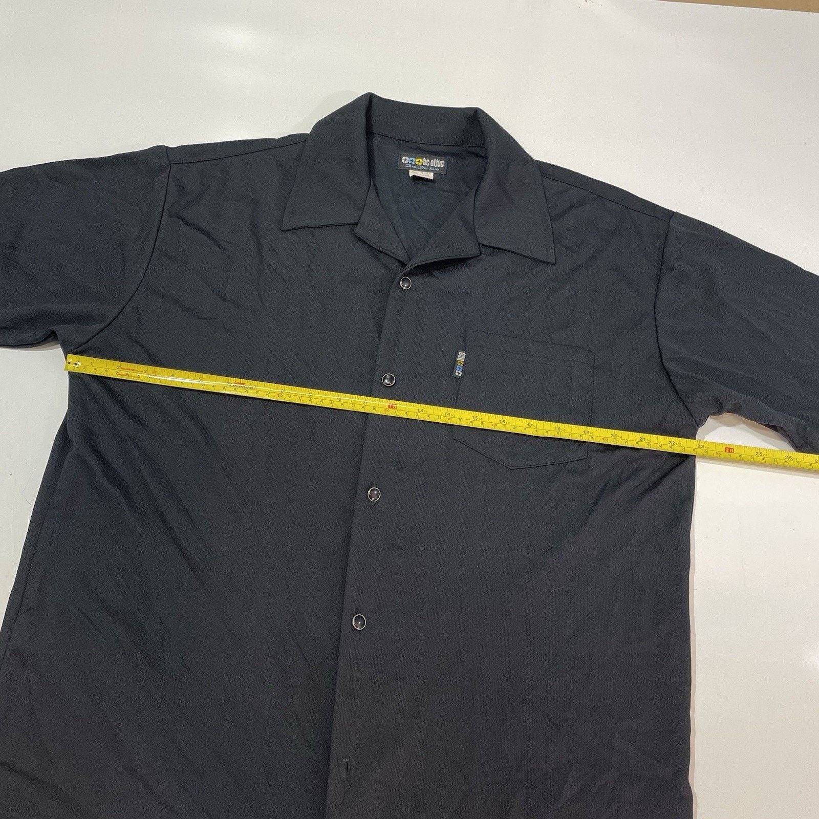 Bc Ethic BC Ethic Men’s Lounge Club Shirt Lg Textured Casual Black Size US L / EU 52-54 / 3 - 5 Thumbnail