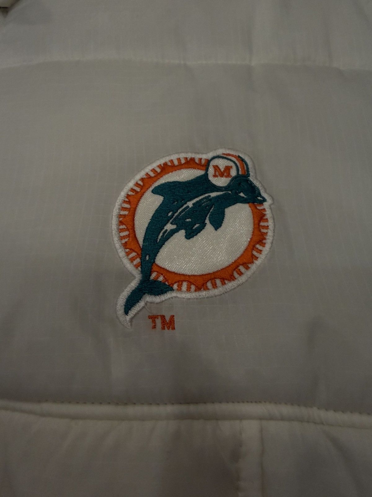 Pro Player Vintage Reversible Miami Dolphins Quarter Zip Coat Size US L / EU 52-54 / 3 - 3 Thumbnail