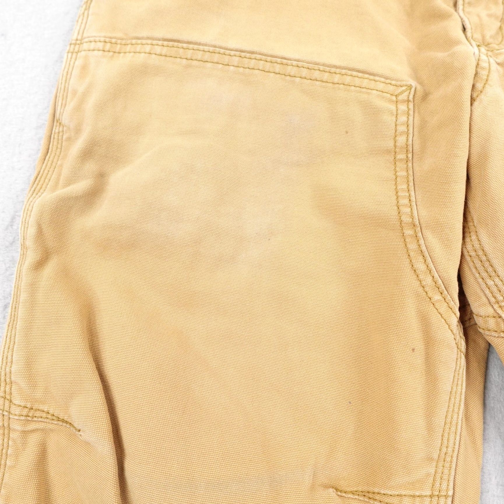 Carhartt Carhartt Pants Mens 31x30 Tan Rugged Flex Double Front Knee Canvas Utility Work Size US 31 - 4 Thumbnail