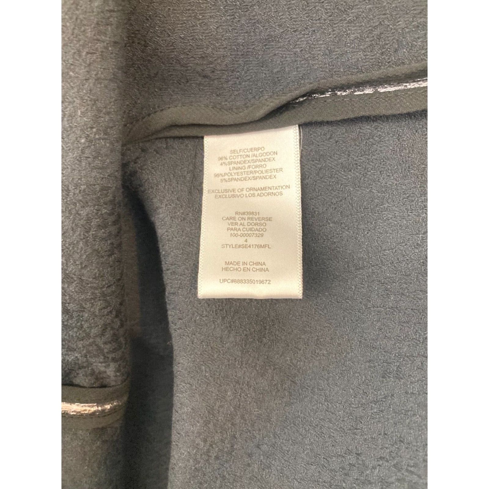 Sam Edelman Sam Edelman Skirt Women 4 A-Line Stretch Silver Cotton Blend Short High Rise Vintage No Size 27" / US 4 / IT 40 - 7 Thumbnail