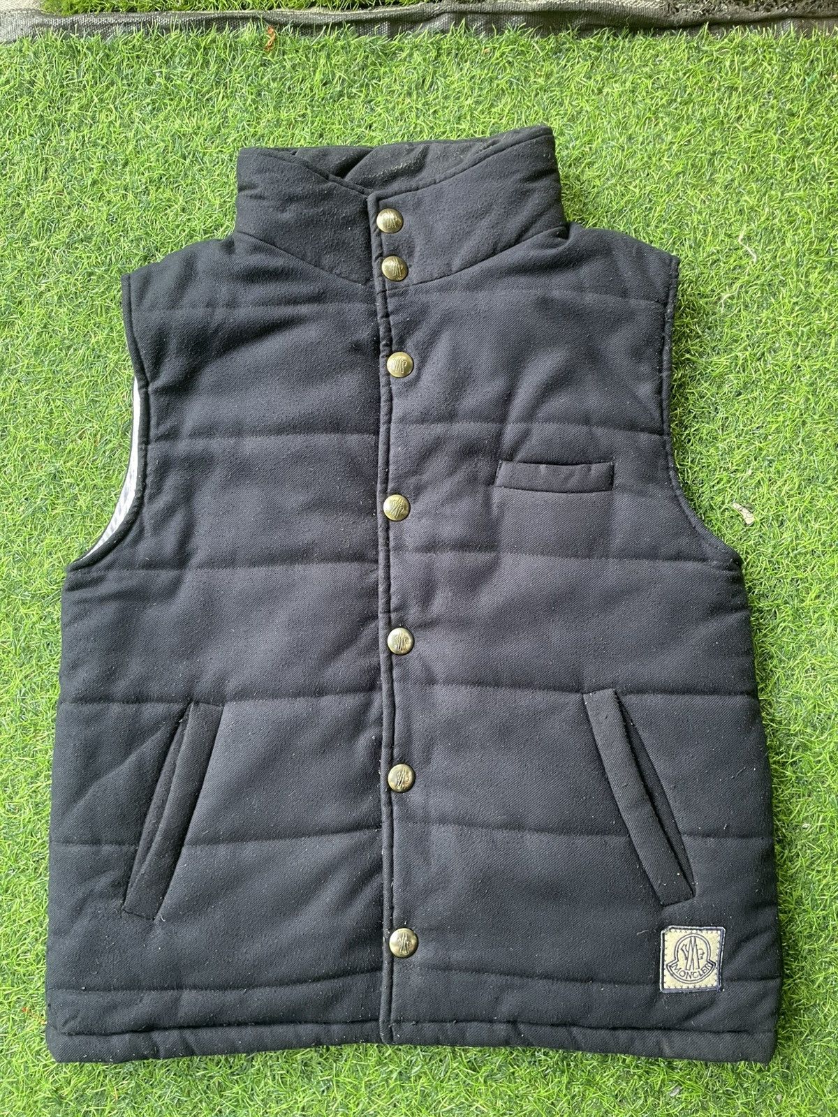 Moncler MONCLER CAMMEBLEU Quilted Down Vest – Size US L / EU 52-54 / 3 - 1 Thumbnail