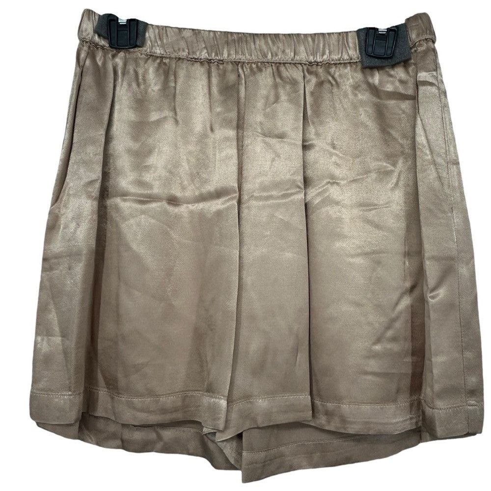 Enza Costa ENZA COSTA SATIN BERMUDA SHORT WITH POCKETS DAY TO DATE Size 25" / US 0 / IT 36 - 2 Thumbnail