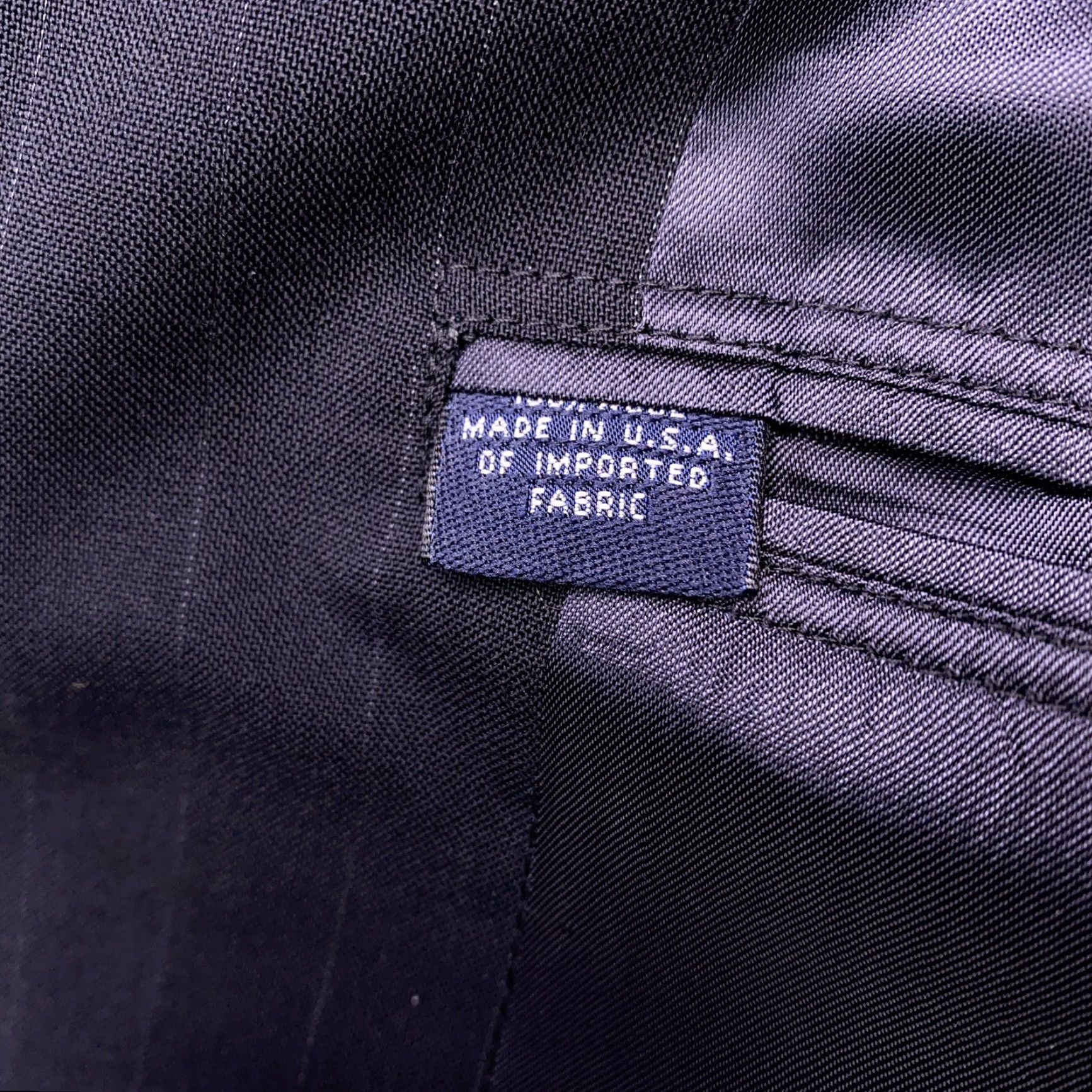 Brooks Brothers Brooks Brothers Blazer Jacket Single-Breasted 46 Long Wool Navy Pinstripe Mens Regular Notch Lapel Blue Vintage: No Size 46R - 6 Thumbnail