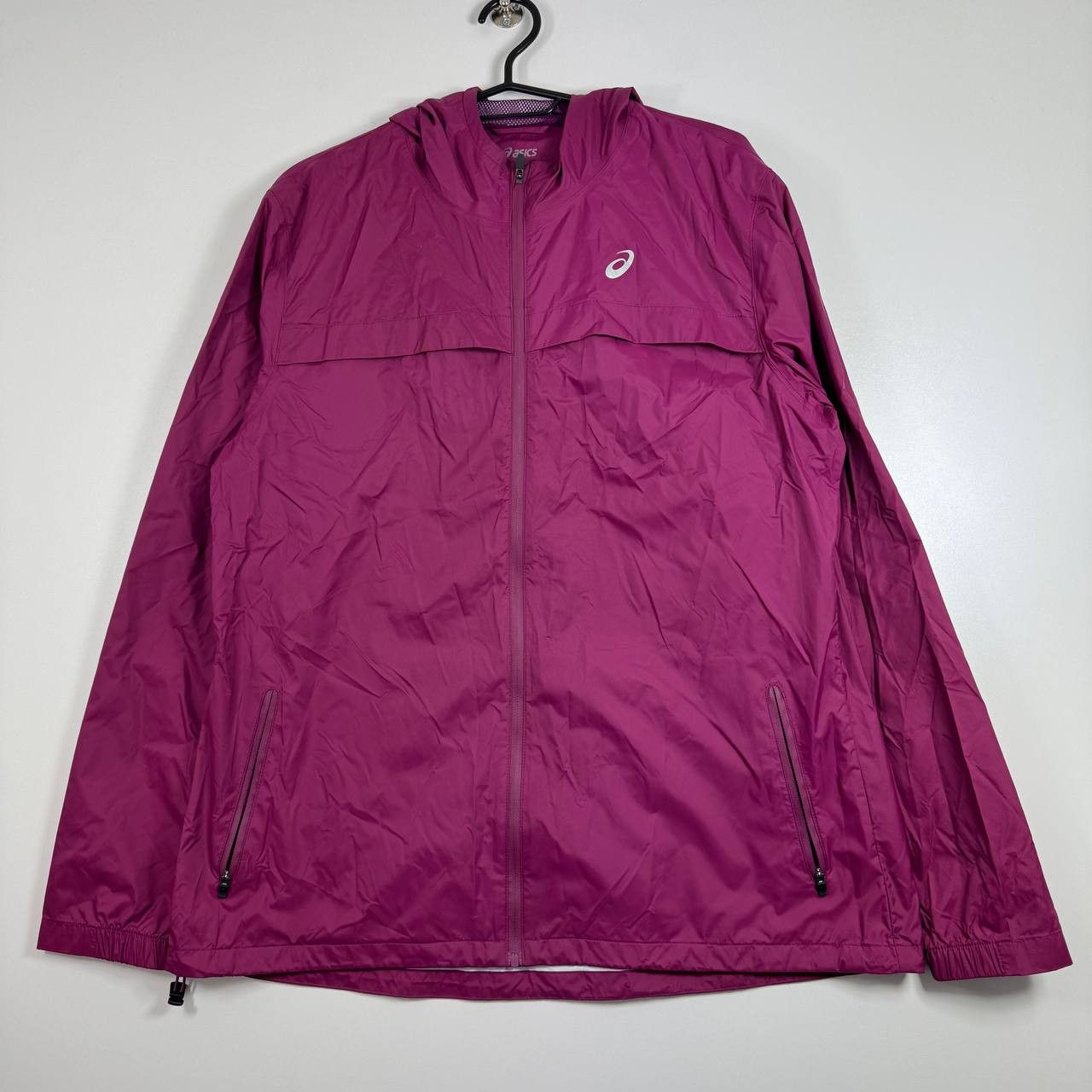 Asics Asics Windbreaker Jacket Pink Hooded Full Zip Womens Size XL Size XL / US 12-14 / IT 48-50 - 1 Thumbnail