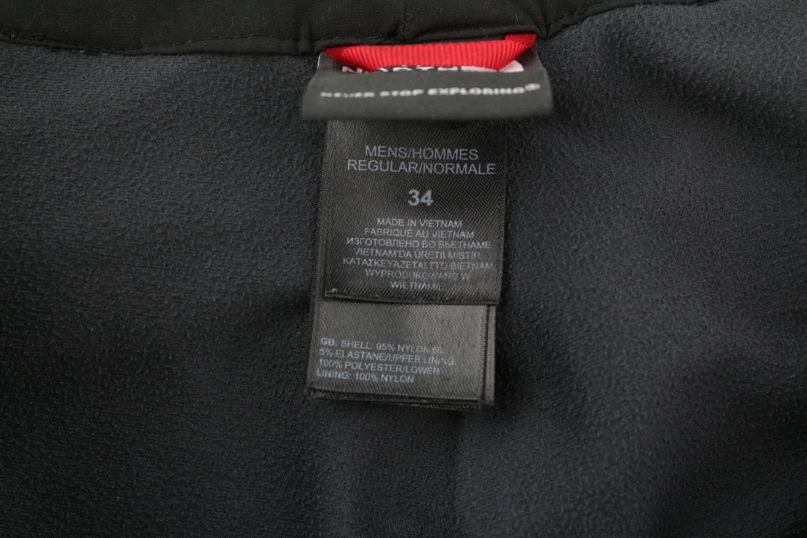 The North Face W34 Black Trekking Half Fleece Lined Zip Fly Trousers 83650 Size US 34 / EU 50 - 6 Thumbnail