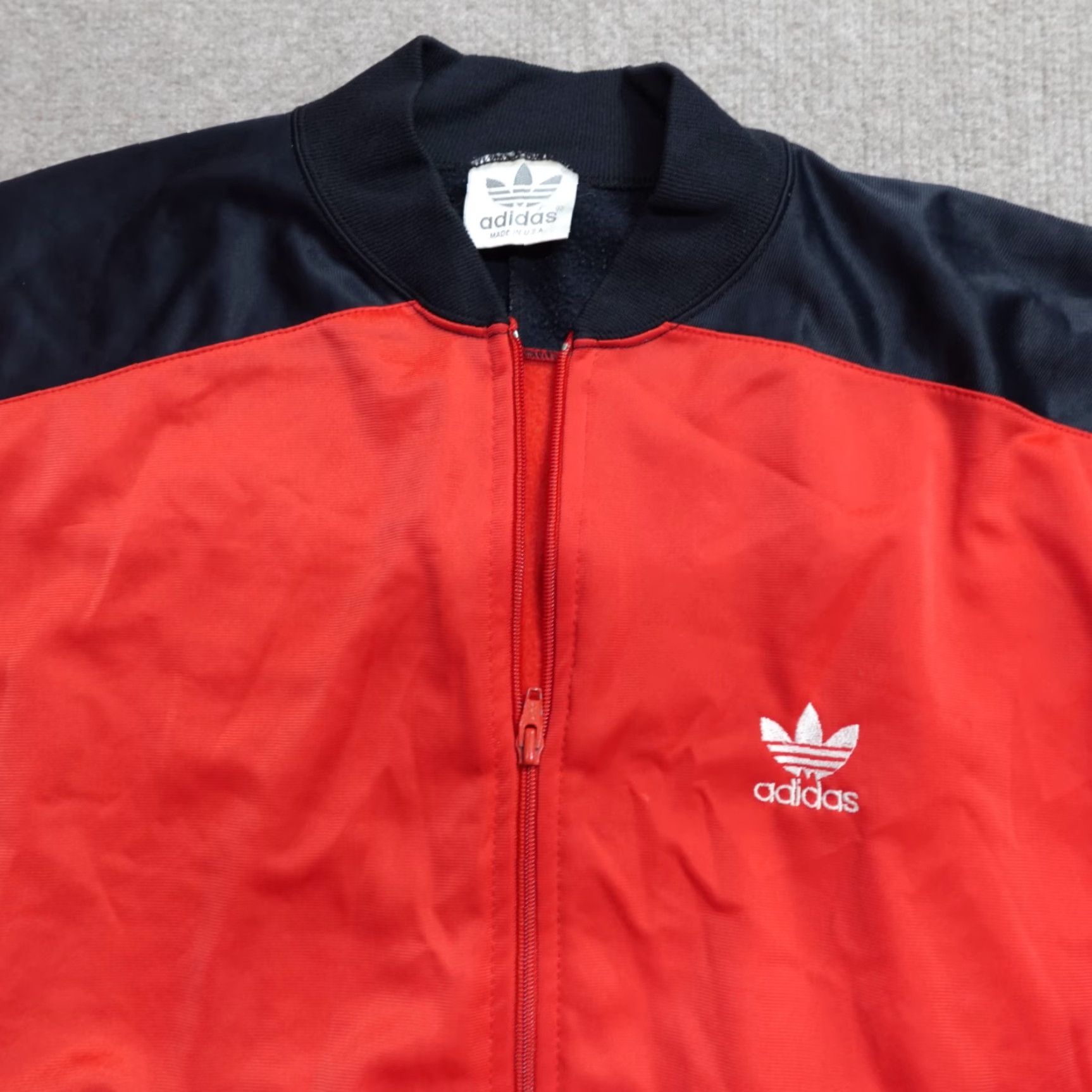 Adidas VINTAGE adidas Firebird Jacket Men M Red Black Full Zip Embroidered USA Made USA Size US M / EU 48-50 / 2 - 2 Thumbnail