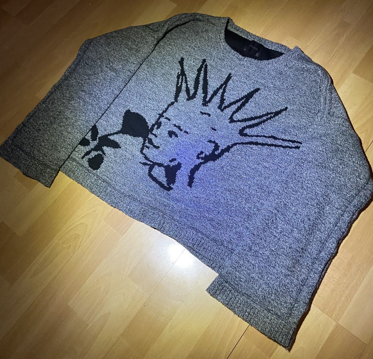 Other Kildfol Punk Grey Dark Knitwear Sweater Size US S / EU 44-46 / 1 - 3 Thumbnail