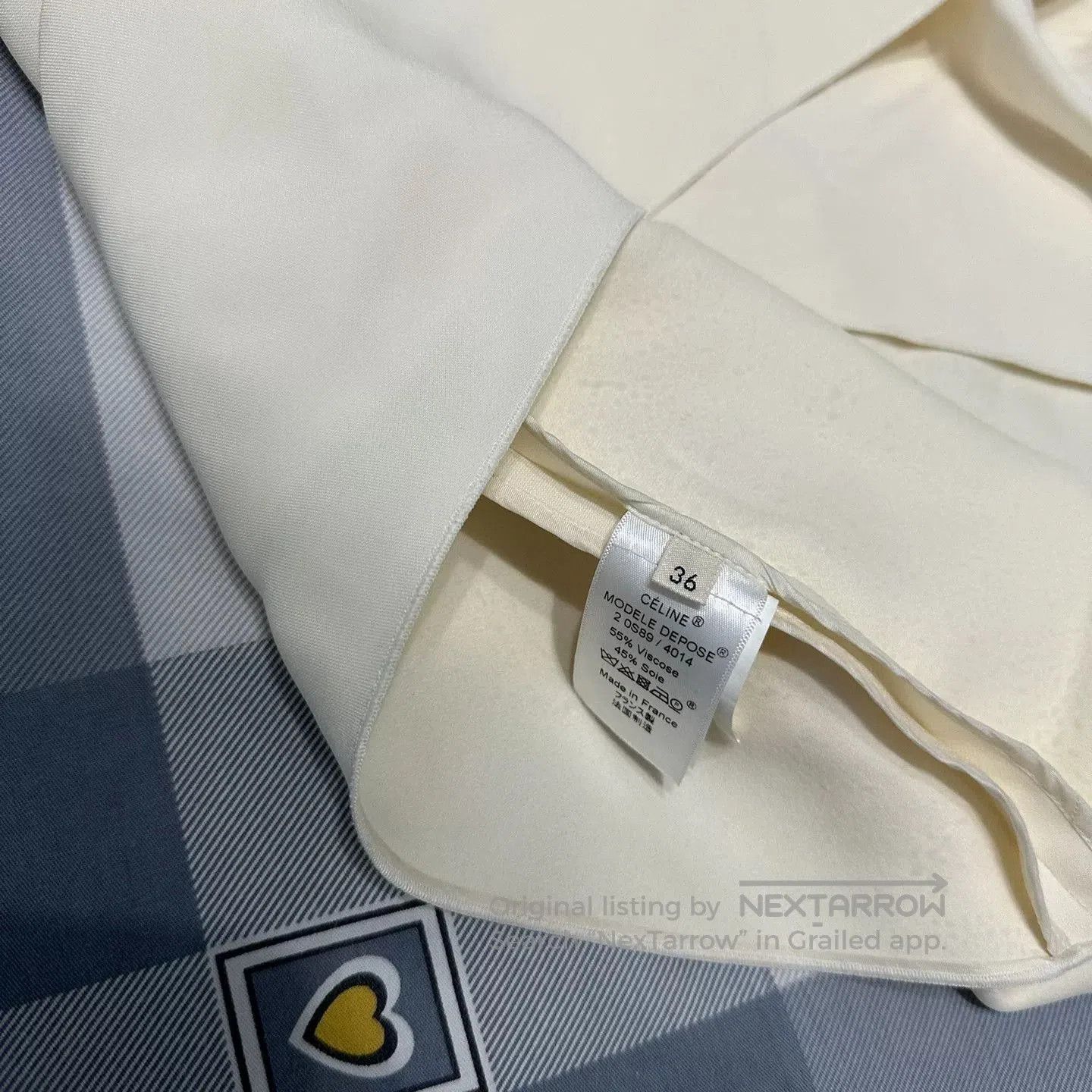 Celine Elegant Old Celine Backless Blouse. Size S / US 4 / IT 40 - 4 Thumbnail