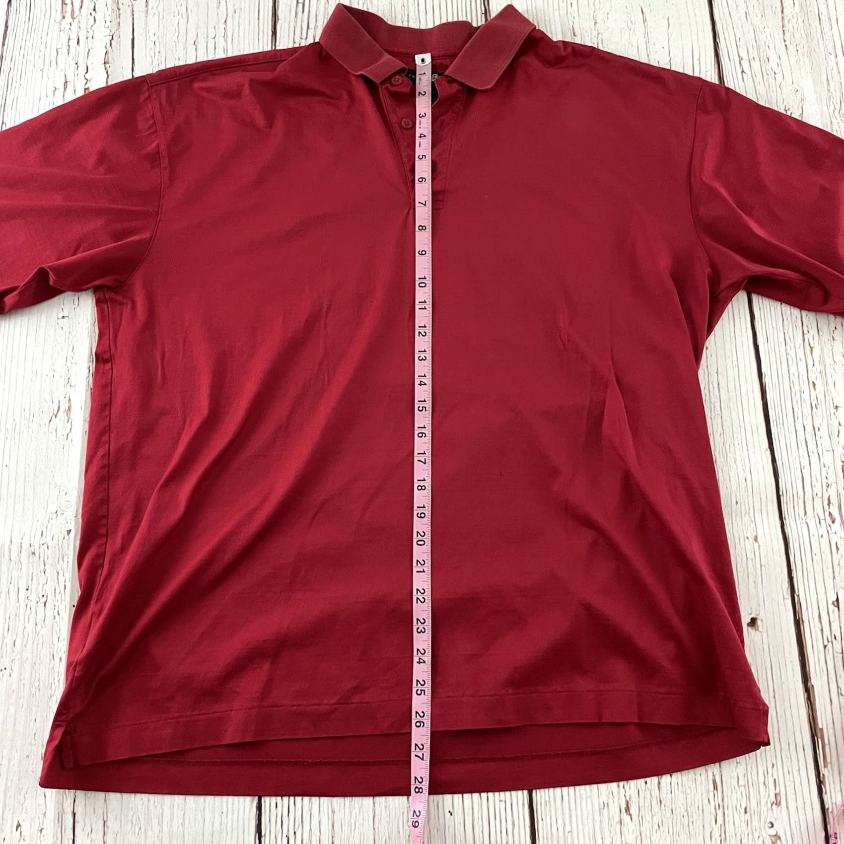 Vintage Tiger Woods Short Sleeve Button-Up Golf Polo Shirt Men's XL Red Shirt Mens XL Red Tiger Woods Short Sleeve Button-Up Polo Size US XL / EU 56 / 4 - 7 Thumbnail