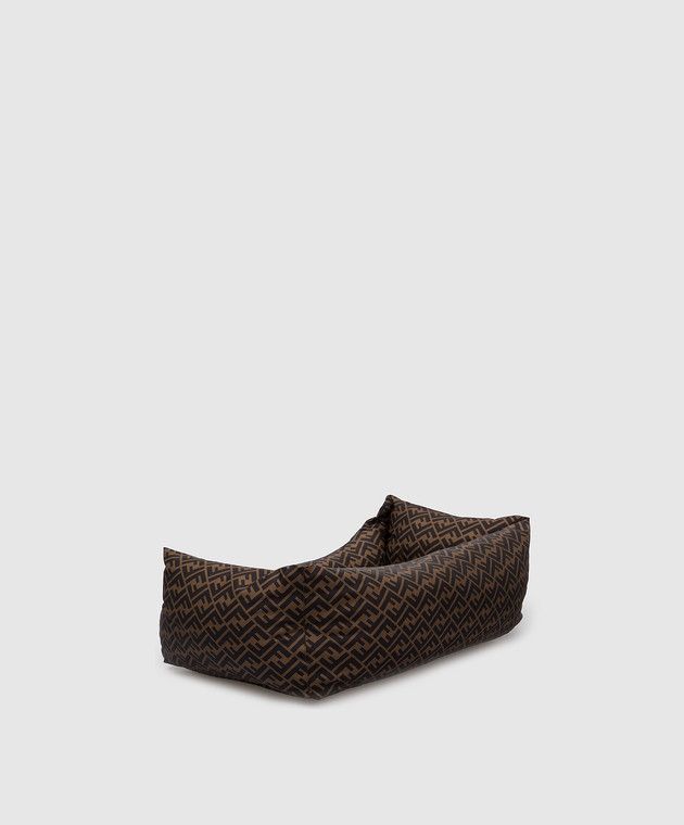 Fendi o1s1wg111224 Size: OS / FF Pattern Dog Bed in Brown Size ONE SIZE - 2 Thumbnail