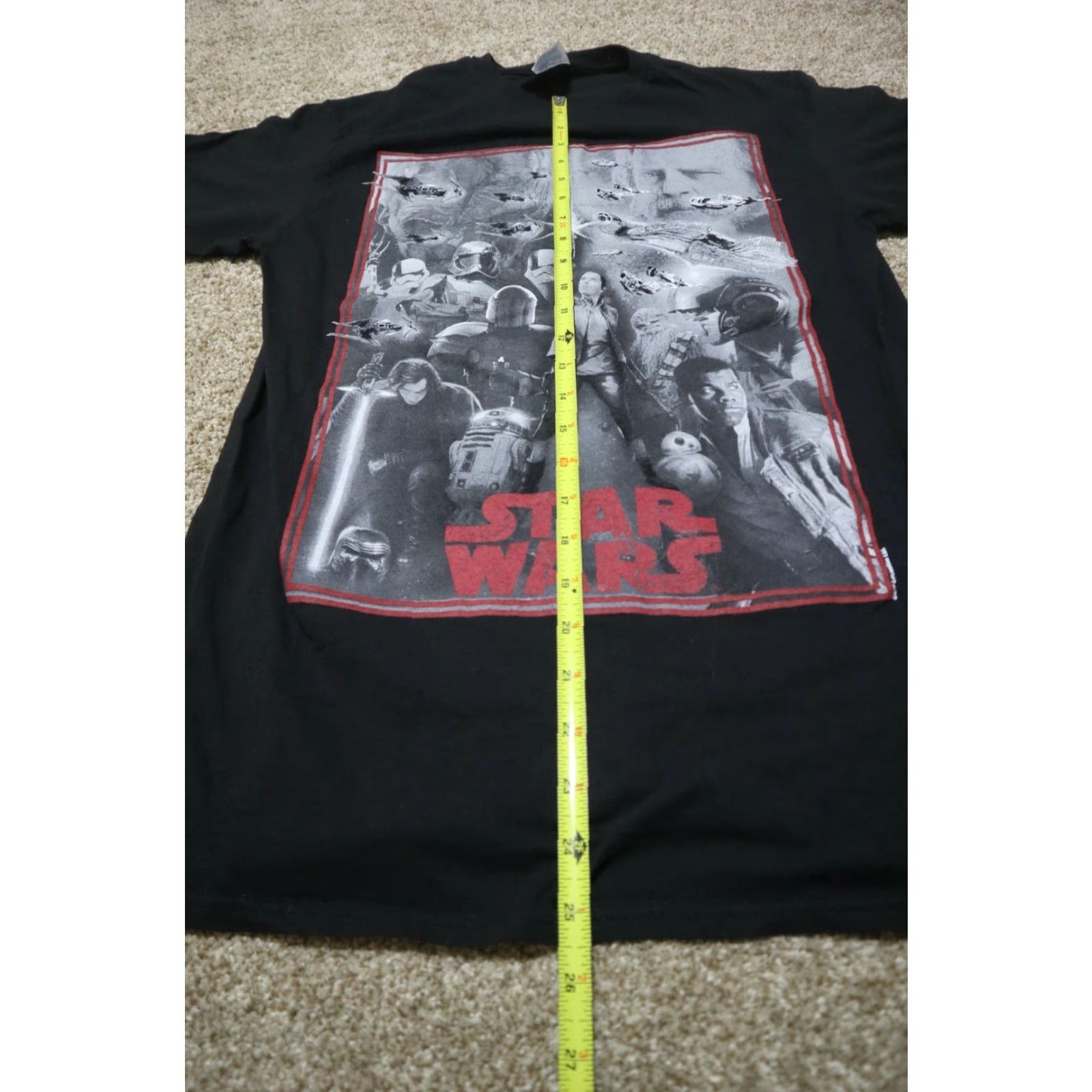 Star Wars STAR WARS LUCASFILM GRAPHIC T-SHIRT SHIRT MEDIUM BLACK MEN T-Shirt Graphic Tee Star Wars Graphic Tee Mens Medium Black Star Wars T-Shirt Size US M / EU 48-50 / 2 - 3 Thumbnail