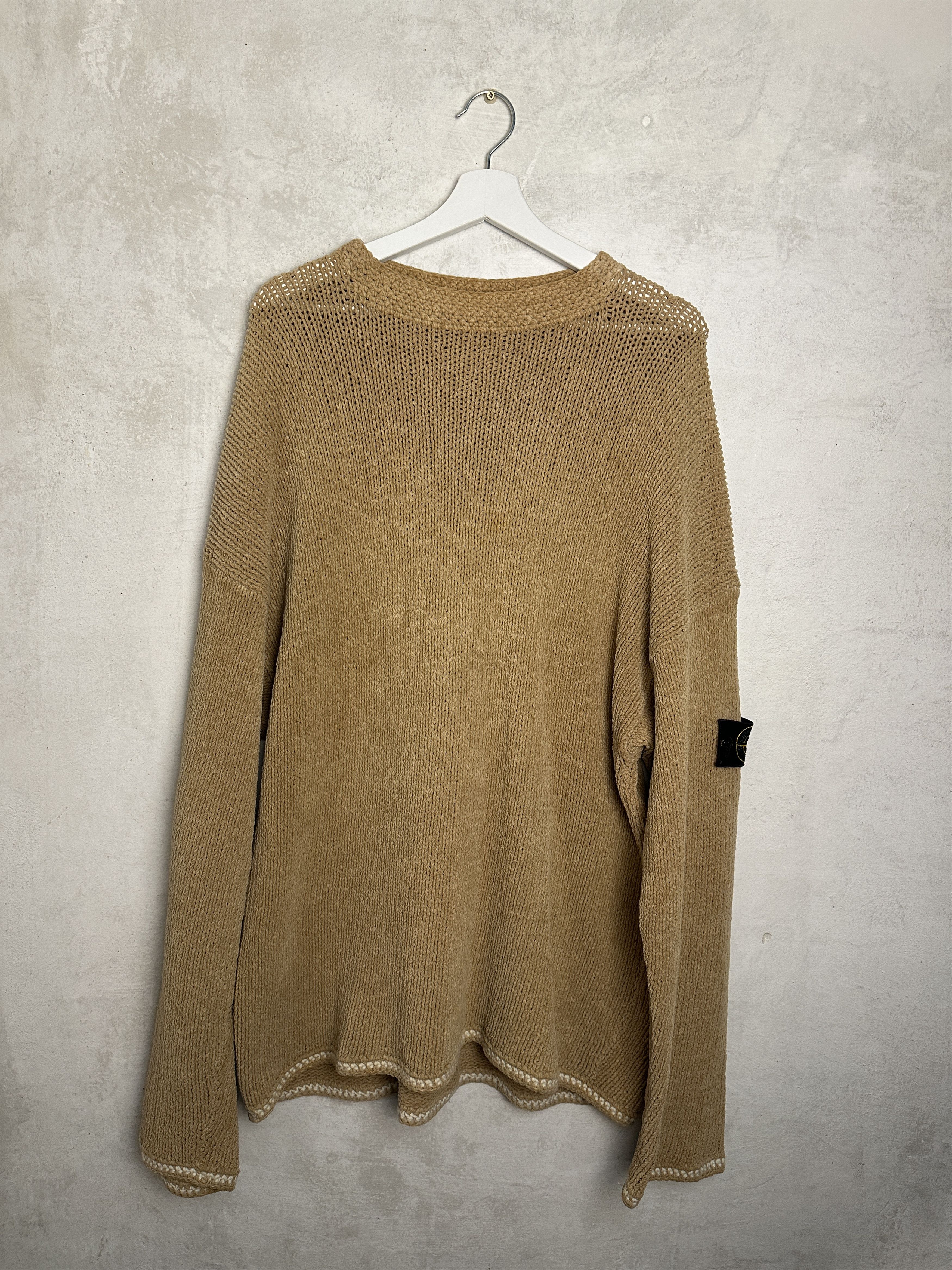 Stone Island Stone Island Patched Cotton Sweater Size US XL / EU 56 / 4 - 1 Thumbnail