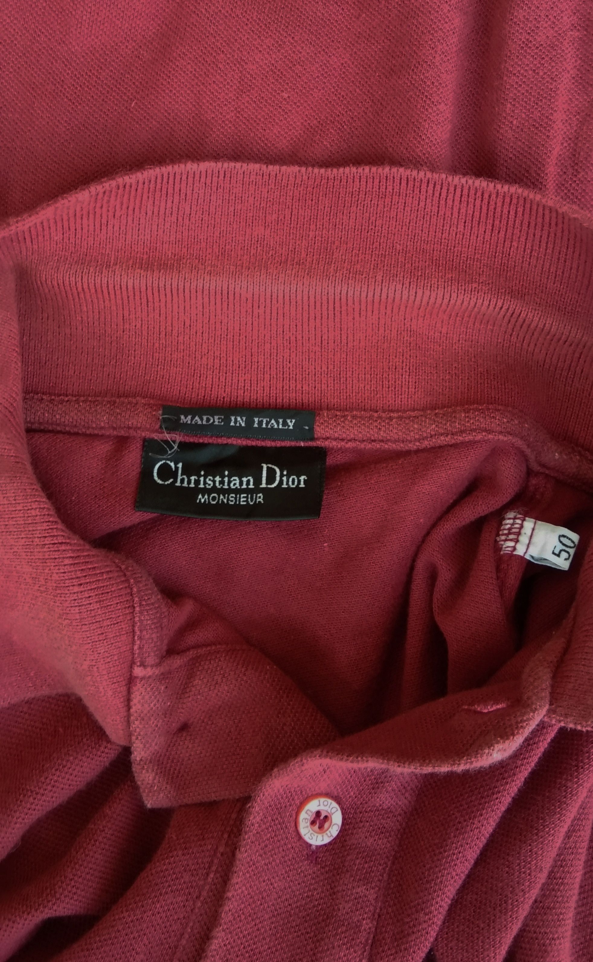Christian Dior Monsieur × Vintage Vtg CD monsieur long poloshirt Size US M / EU 48-50 / 2 - 7 Thumbnail