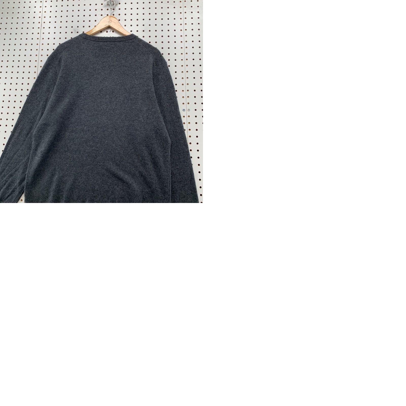 Vintage Club Room 100% Cashmere Sweater Mens L Gray Casual Preppy Business Soft Shirt Size US L / EU 52-54 / 3 - 9 Thumbnail