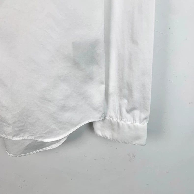 Dior Dior Size 38 White letter embroidered lapel cotton long-sl Size US XS / EU 42 / 0 - 4 Thumbnail