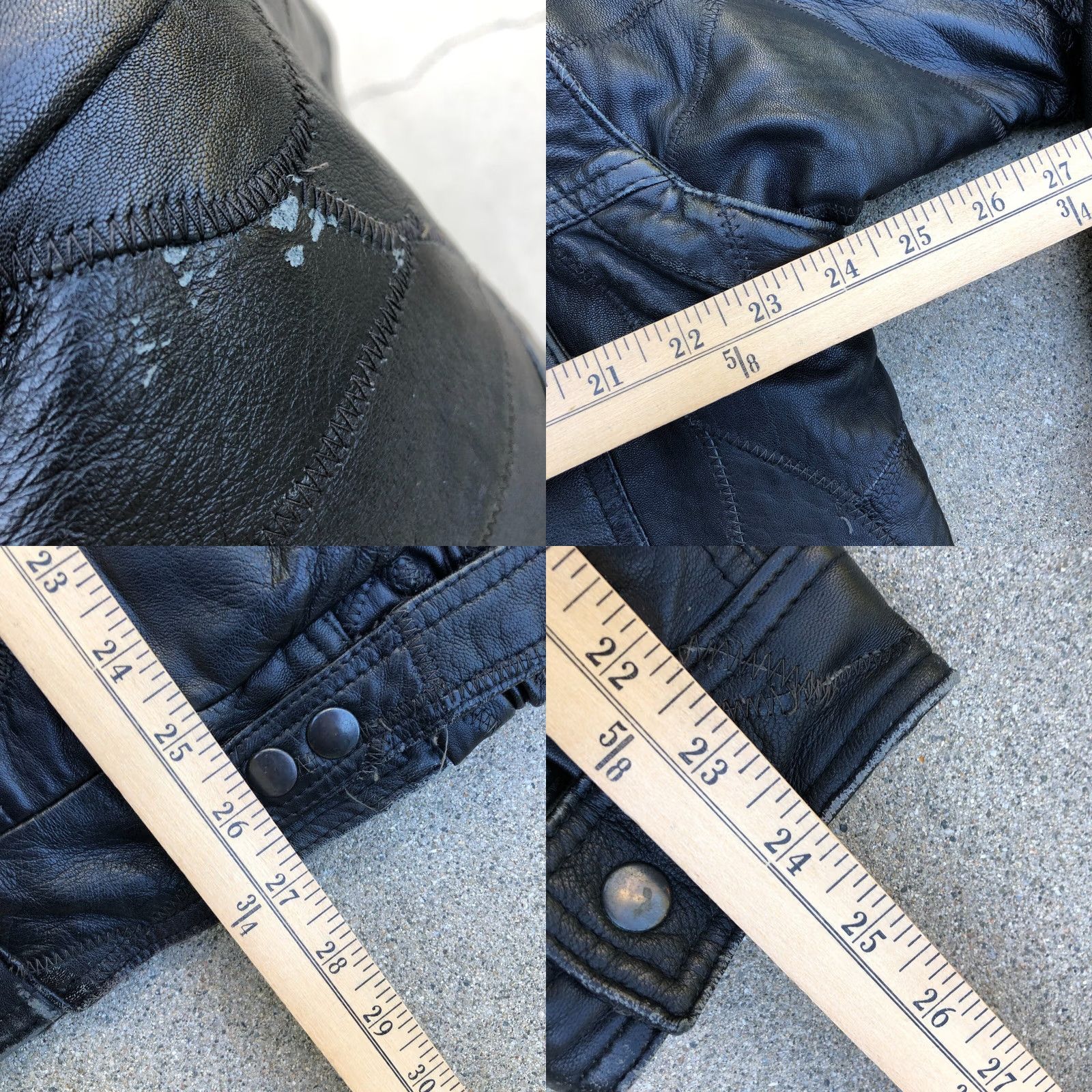 Vintage VINTAGE ECHTES LEDER FUTTER Motorcycle Biker Leather Jacket Men's MEDIUM Black Jacket Mens Leather Motorcycle Size US M / EU 48-50 / 2 - 9 Thumbnail