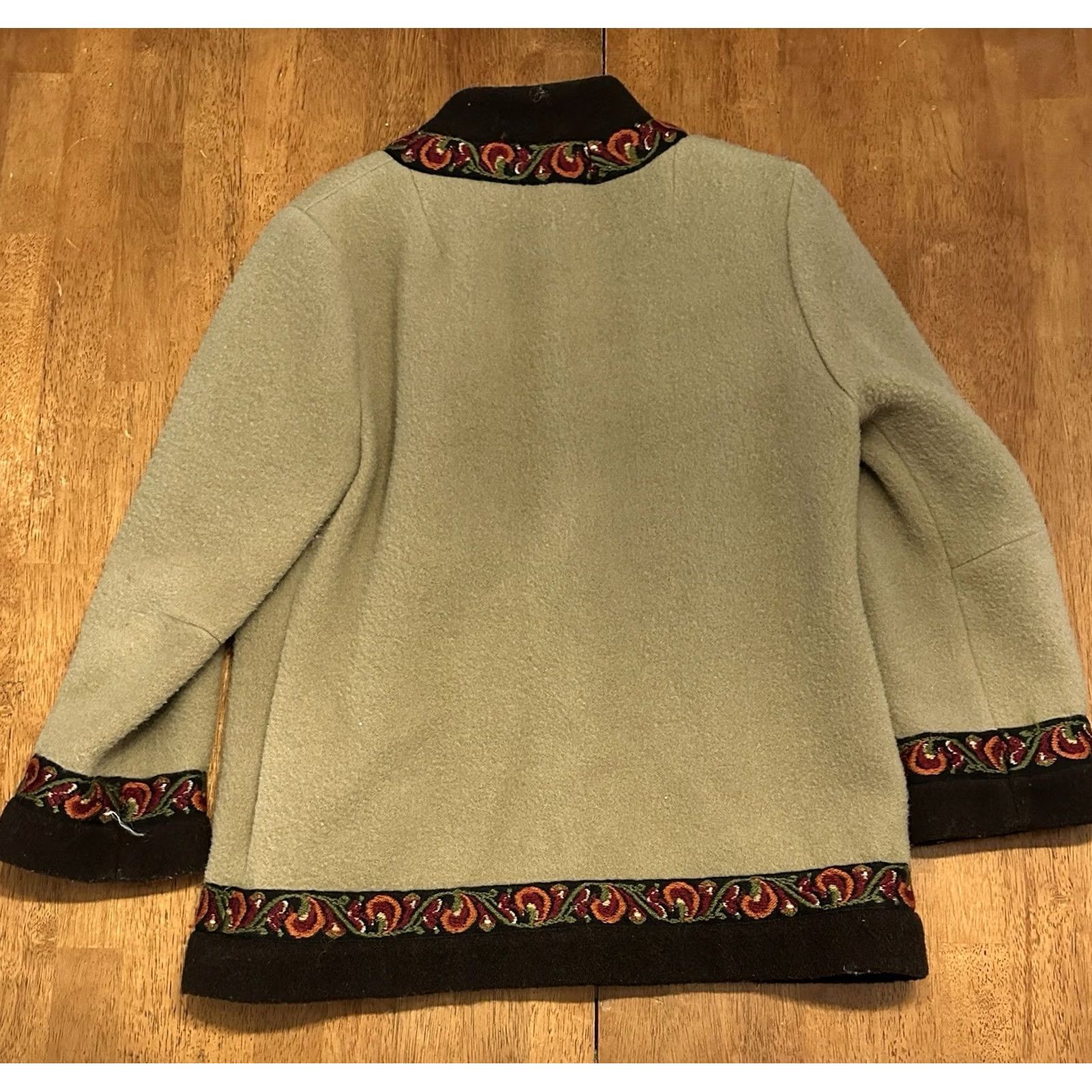 Vintage VINTAGE Firda Norway Wool Jacket Beige Clasp 80s M/L Size M / US 6-8 / IT 42-44 - 3 Thumbnail
