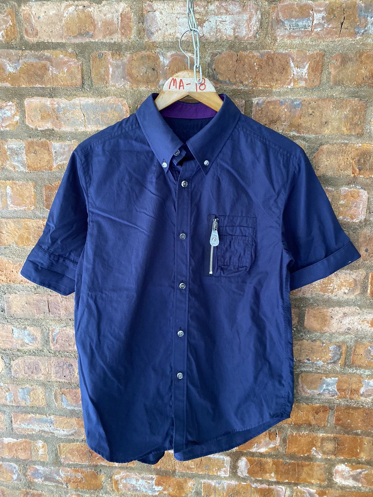20471120 1990s 20471120 Back Logo Tactical pocket hyoma shirt Size US M / EU 48-50 / 2 - 3 Thumbnail