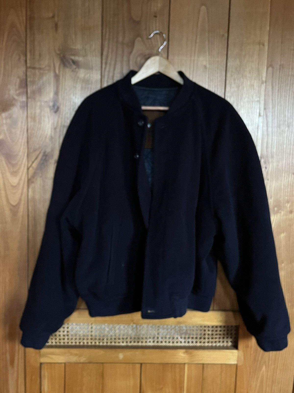 Valentino Valentino Bomber Jacket Blue Navy Size US L / EU 52-54 / 3 - 1 Thumbnail