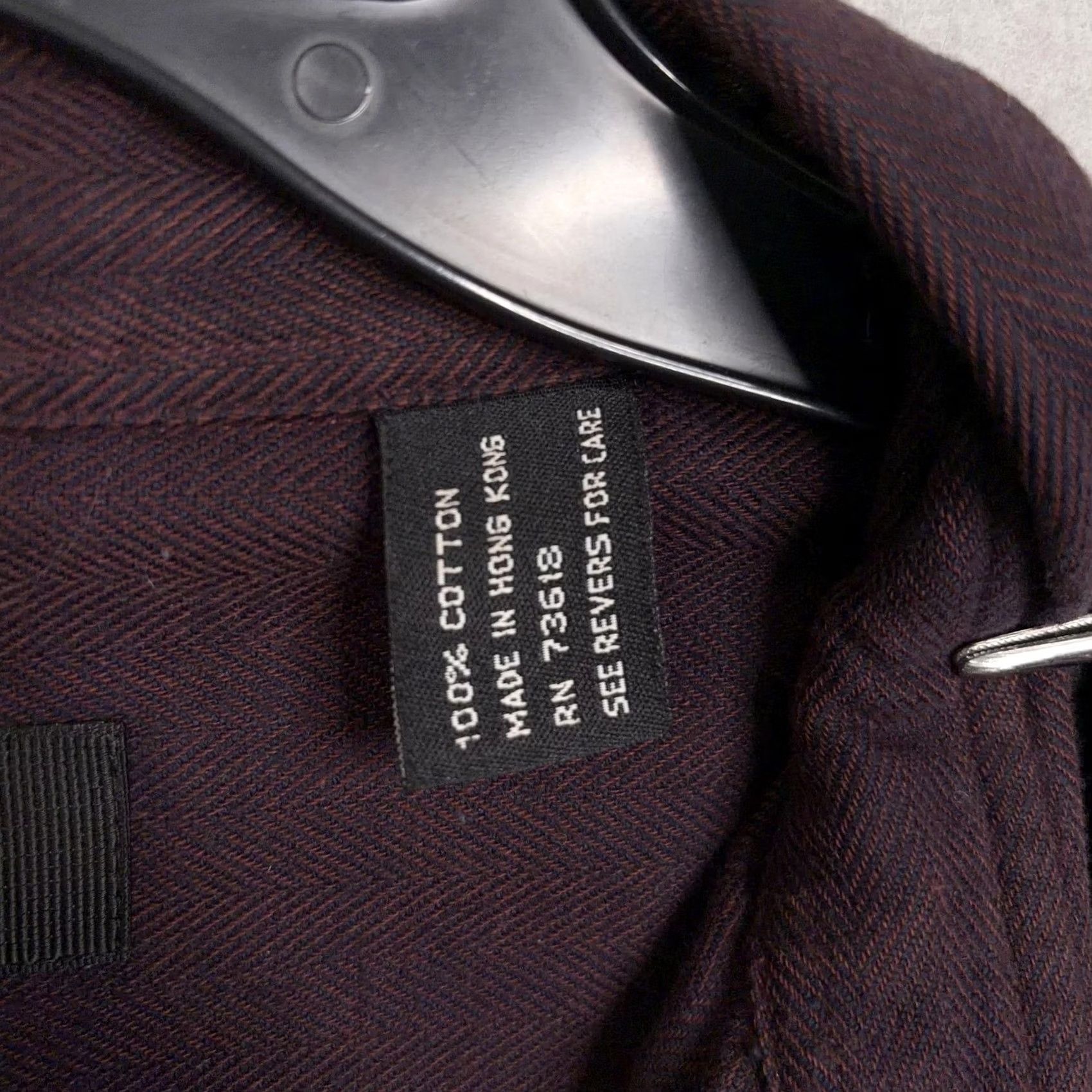 Hugo Boss VINTAGE Hugo Boss Shirt Mens Large Purple Herringbone Twill Classic Designer Casual Button-Up Shirt Mens Large Purple Herringbone Twill/Cotton Size US L / EU 52-54 / 3 - 5 Thumbnail