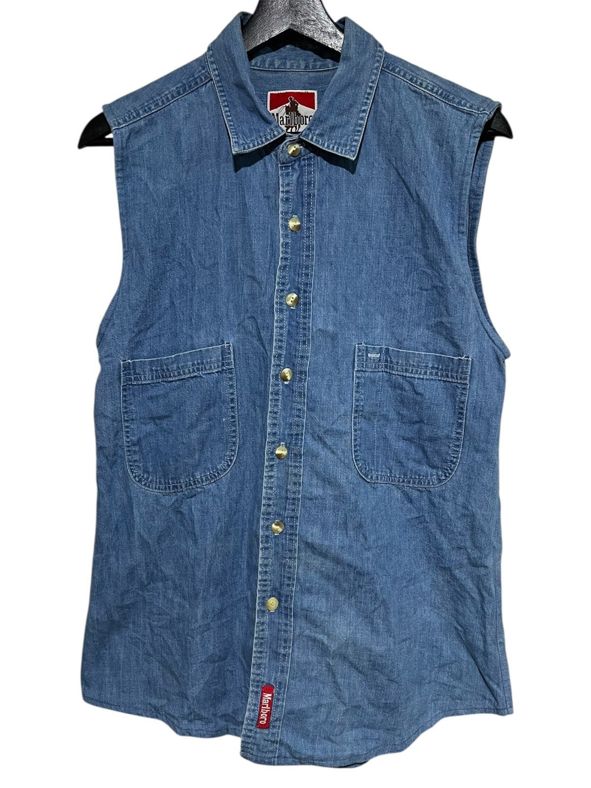 Marlboro Vintage Marlboro Vests Jeans Size US M / EU 48-50 / 2 - 1 Thumbnail