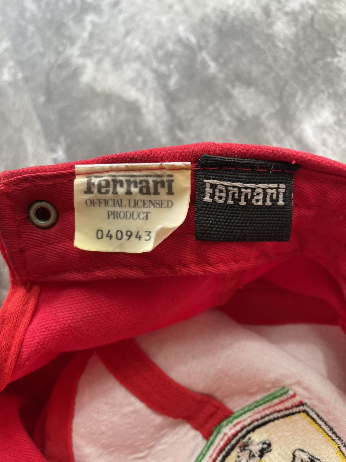 Ferrari Vintage 90s Ferrari F1 Racing Red Cap Y2K Embroidered Logo Size ONE SIZE - 7 Thumbnail