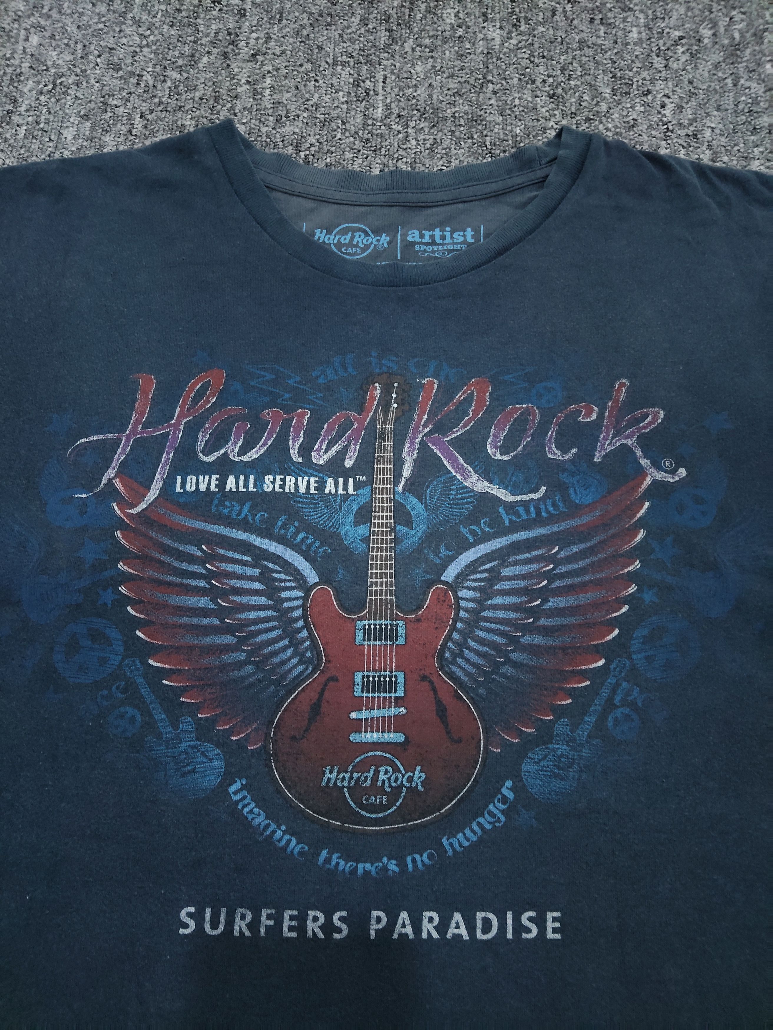 Band Tees VTG John Lennon IMAGINE Hard Rock Cafe t shirt rare Size US M / EU 48-50 / 2 - 4 Thumbnail
