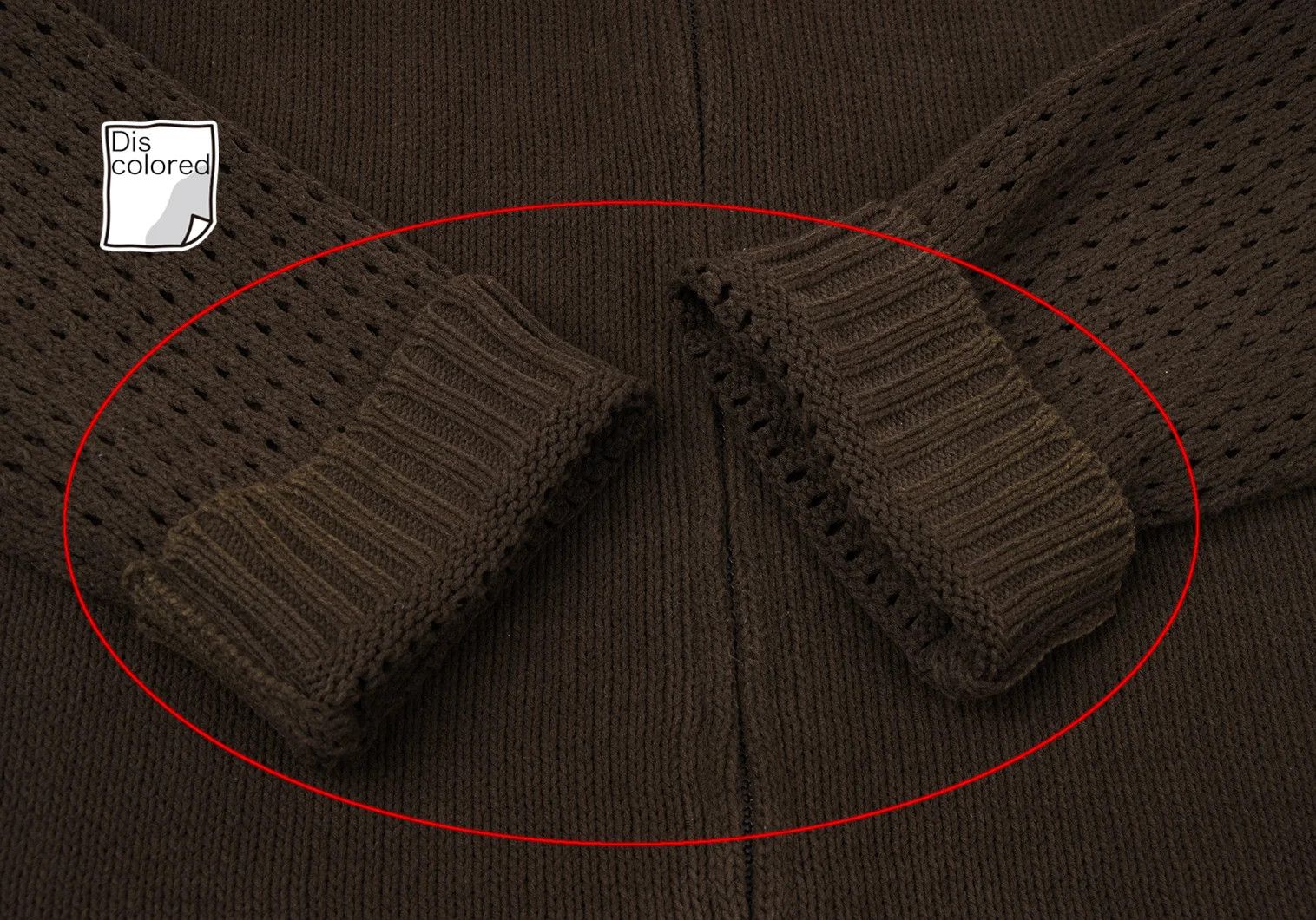 Jean Paul Gaultier Double Zip Knit with Openwork Sleeves in Brown 48 Size US M / EU 48-50 / 2 - 8 Thumbnail