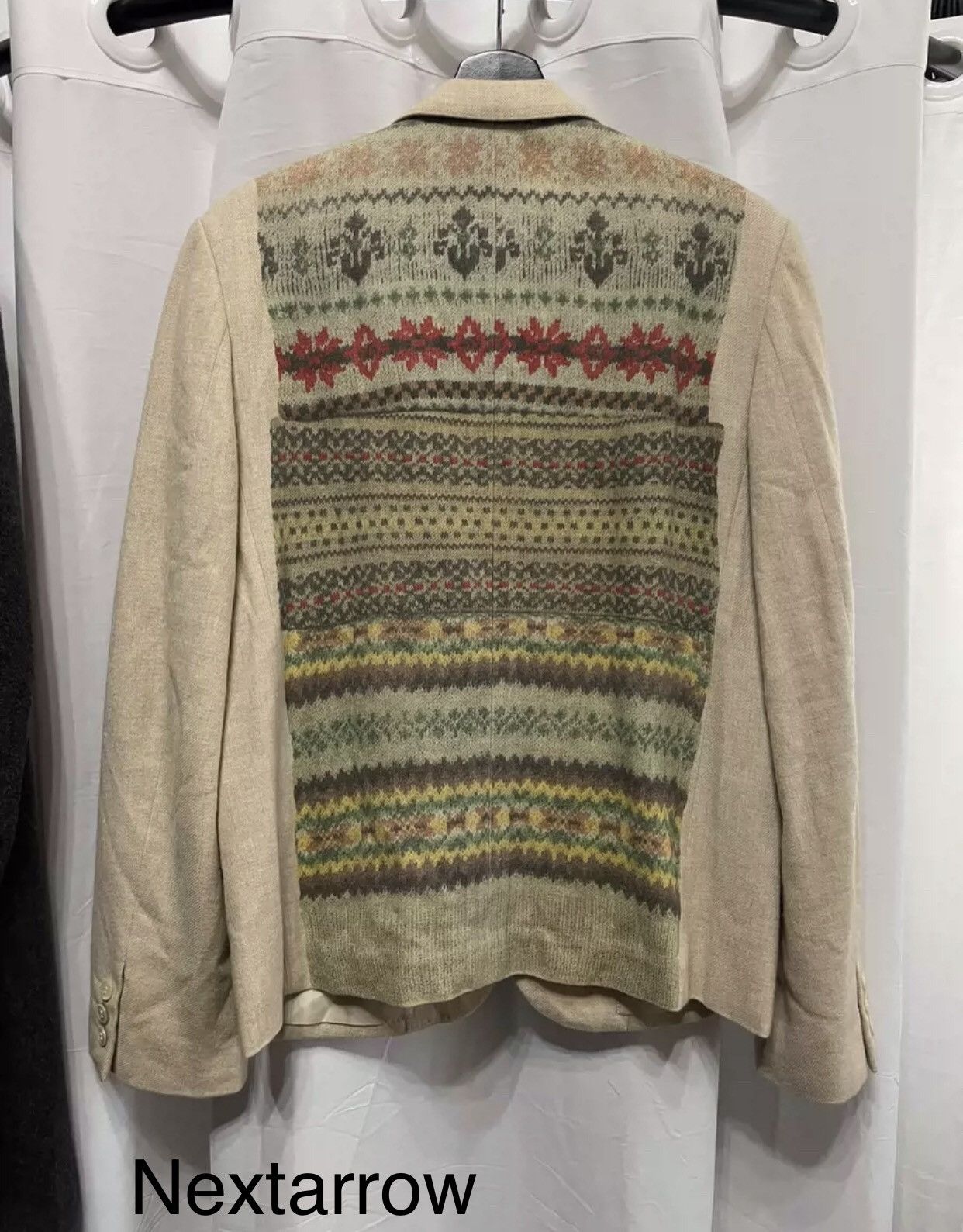 Comme des Garcons Ethnic style patterned suit jacket 2412-Nextarrow Size 42S - 2 Thumbnail