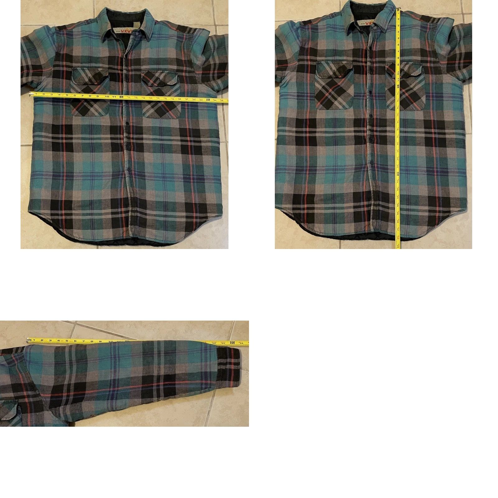 Quiksilver VINTAGE 90s Anchor Blue Faded Flannel Jacket L Surf Skate OP Rusty Gotcha Grunge Y2K Ocean Pacific OP Jacket Men Green Size L Size US L / EU 52-54 / 3 - 9 Thumbnail