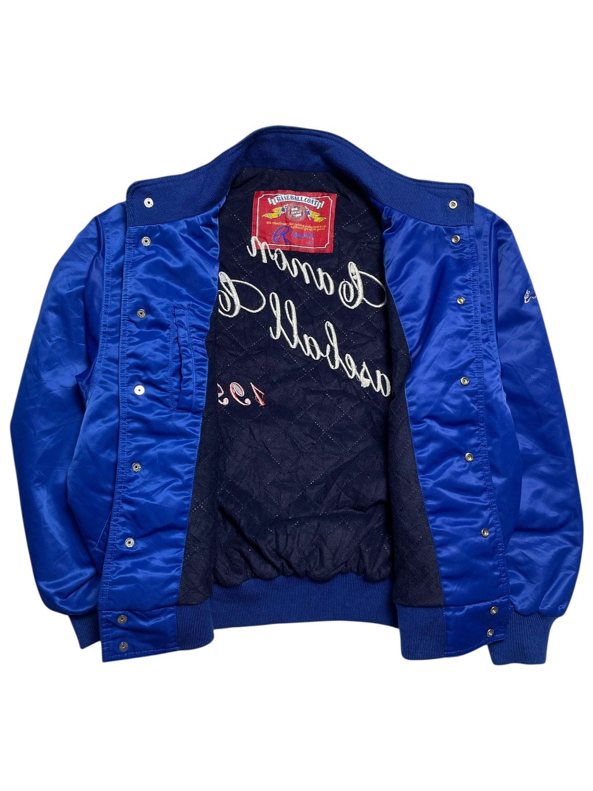 Vintage Vintage Rawlings By Asics - Varsity Button Scovill Jacket Size US M / EU 48-50 / 2 - 4 Thumbnail