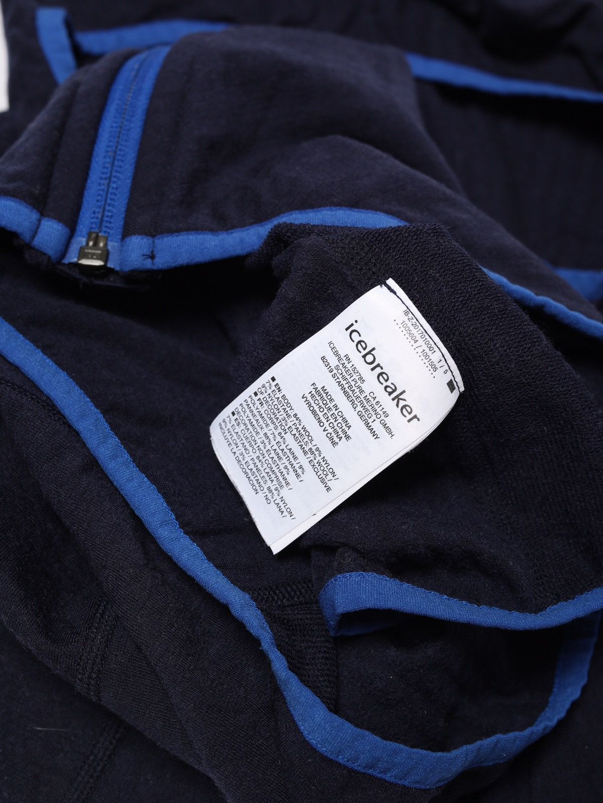 Icebreaker Icebreaker Wool Nylon Zip Hoodie Navy Blue Size US M / EU 48-50 / 2 - 12 Thumbnail