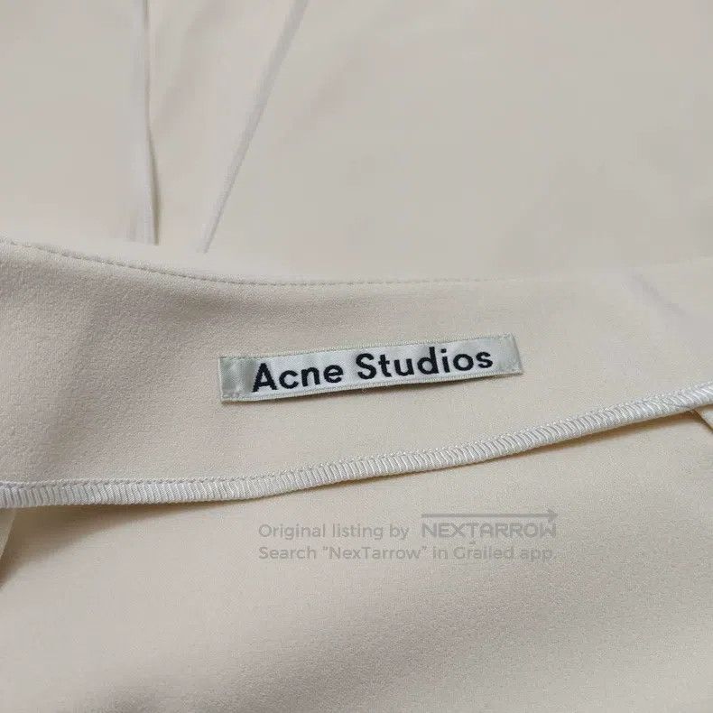 Acne Studios Acne Studios Solid-Color Midi Skirt Size 31" - 3 Thumbnail