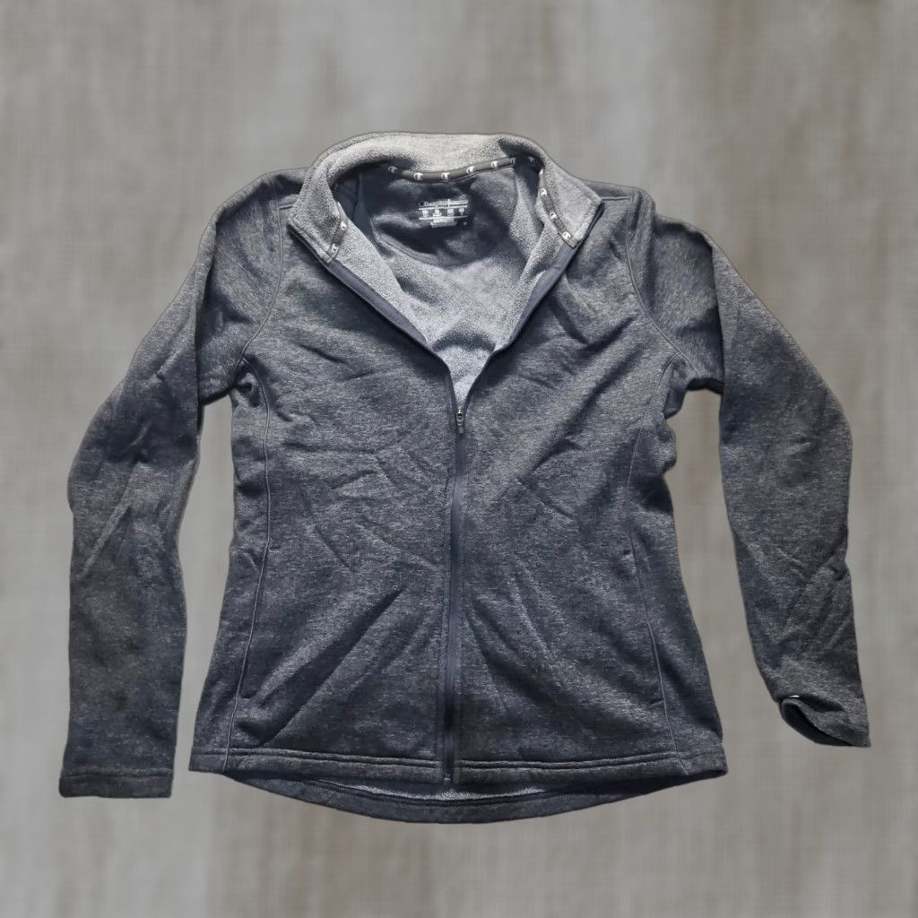 Champion Champion C9 Solid Grey Fleece Full Zip Athletic Jacket Womens XS Size XS / US 0-2 / IT 36-38 - 1 Thumbnail