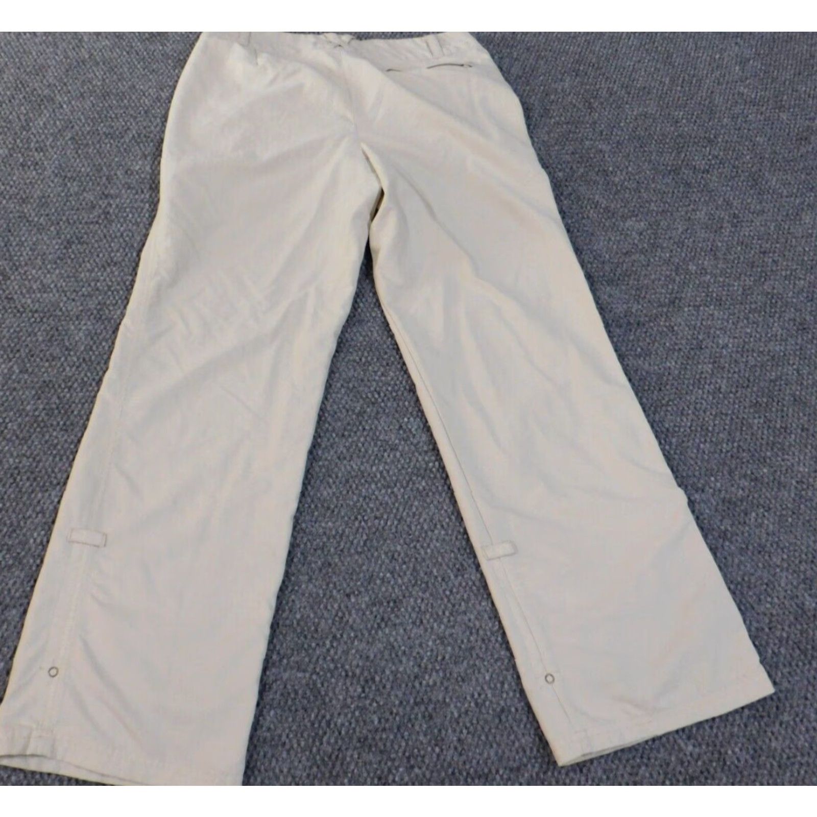 ExOfficio ExOfficio Pants Women 6 Beige Casual Zip Pockets Chino Straight Inseam 30 in Nature American Vintage No (Good Condition) Size 30" / US 8 / IT 44 - 6 Thumbnail