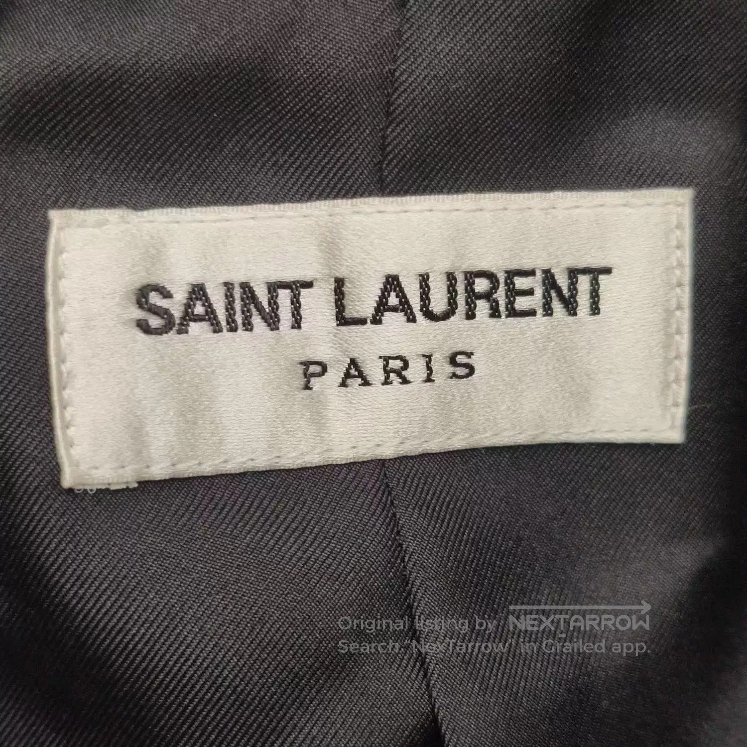 Saint Laurent Paris Saint Laurent Black Wool 3. Size US M / EU 48-50 / 2 - 6 Thumbnail