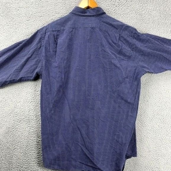 Polo Ralph Lauren Polo Ralph Lauren Shirt Adult Large Blue Grid Check Mens Size US L / EU 52-54 / 3 - 2 Thumbnail