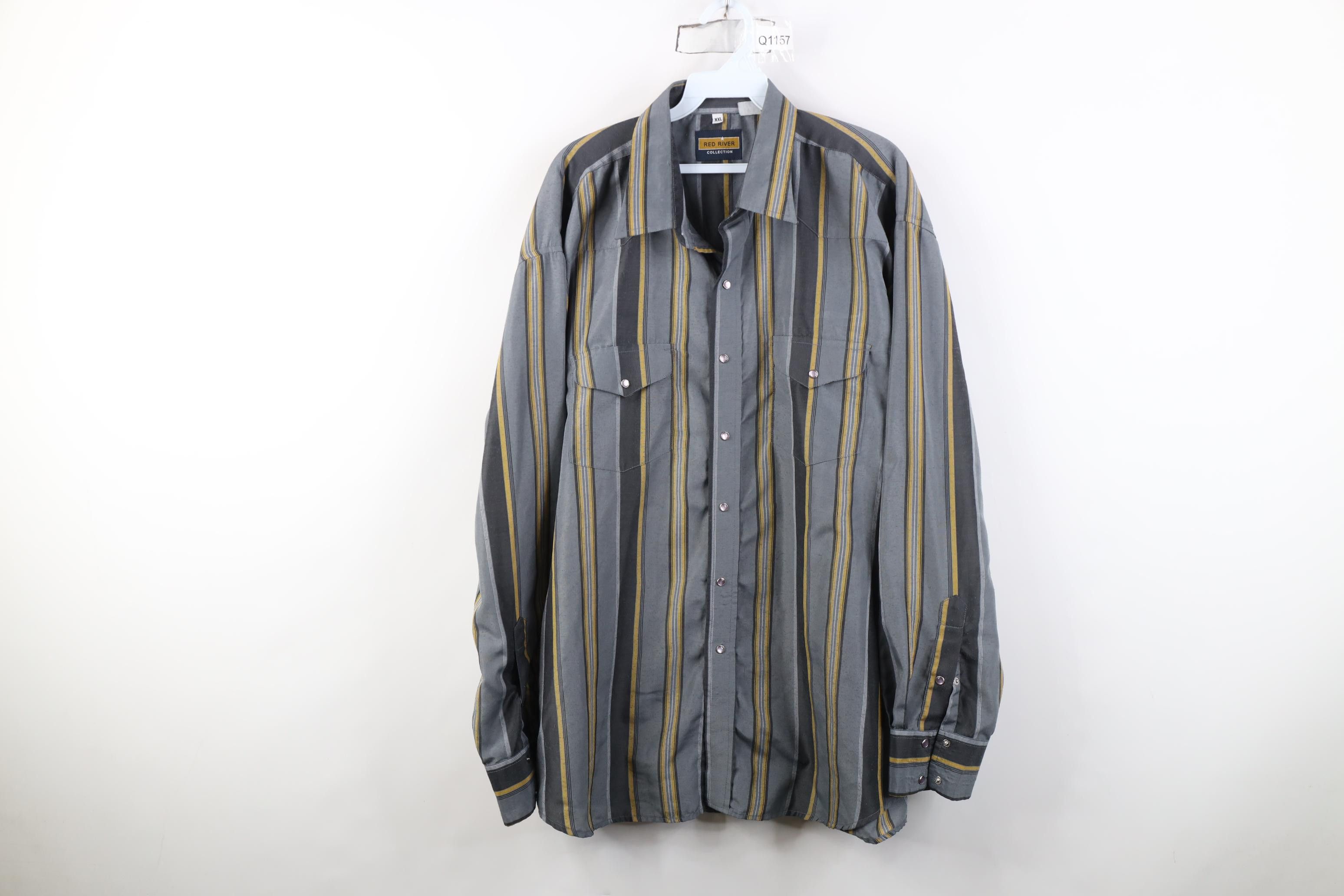 Vintage Vintage 90s Streetwear Western Cowboy Rodeo Button Shirt Size US XXL / EU 58 / 5 - 1 Thumbnail