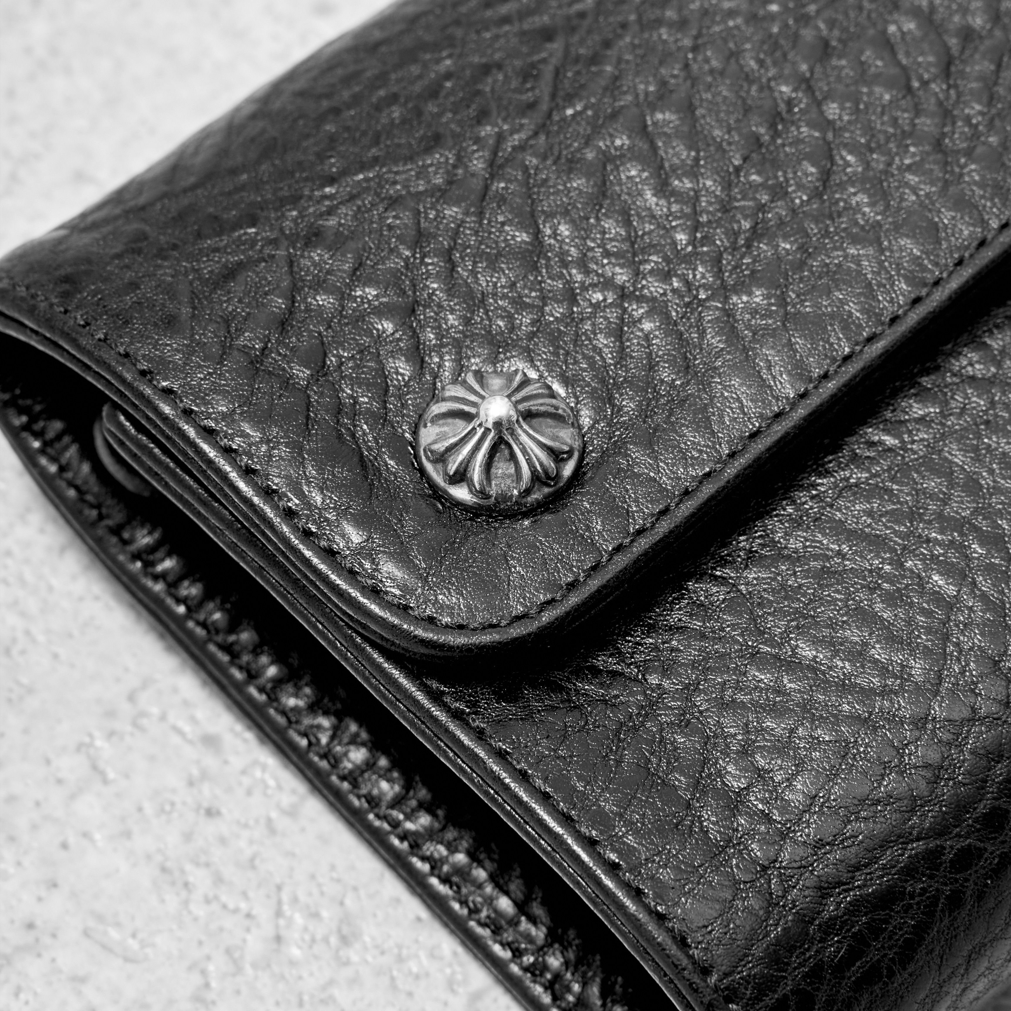 Chrome Hearts CHROME HEARTS Wave Mini Wallet BLACK Size ONE SIZE - 7 Thumbnail
