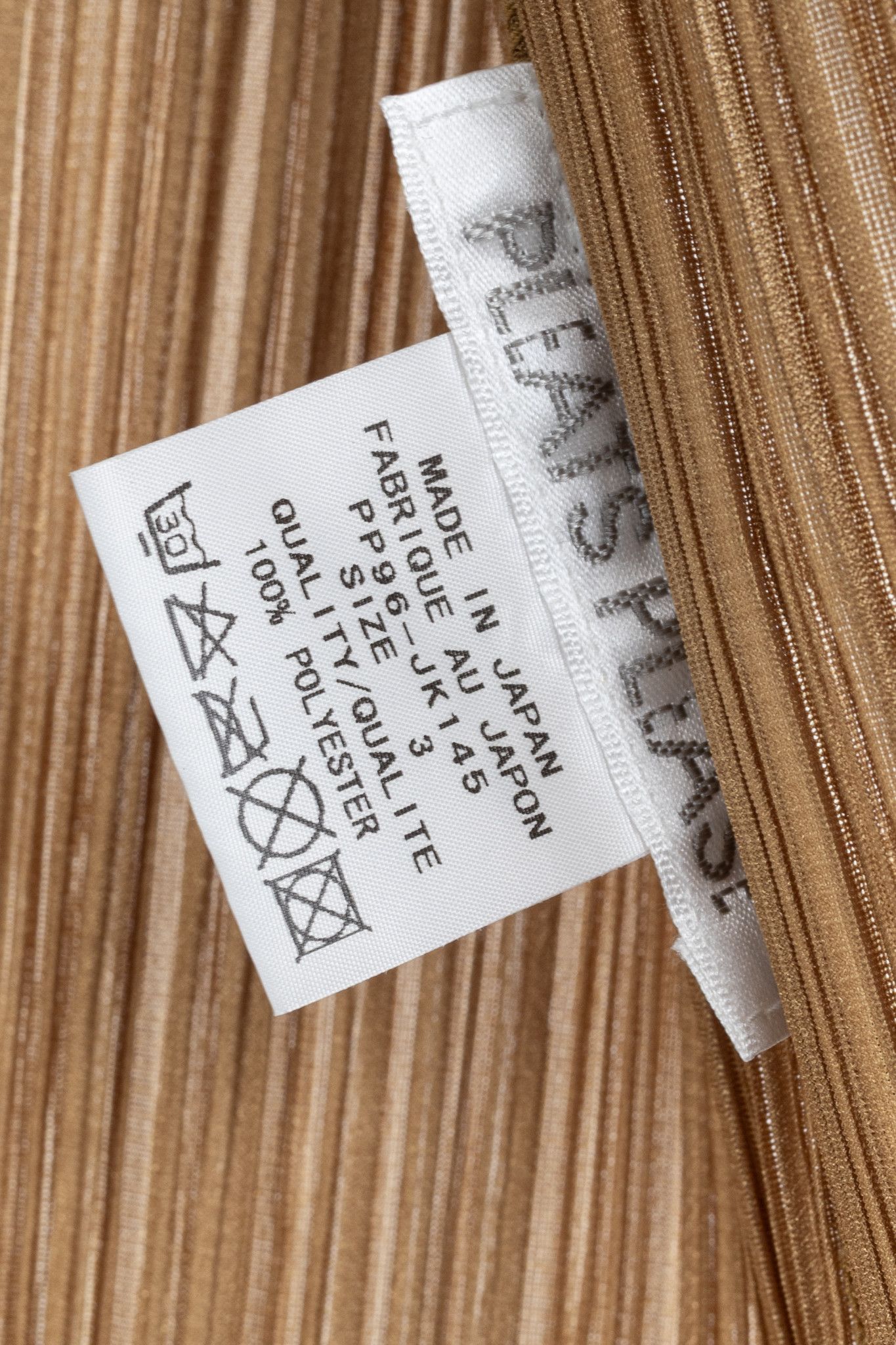 Pleats Please Issey Miyake Pleats Please Issey Miyake Gold Open-Front Cardigan Size S / US 4 / IT 40 - 6 Thumbnail