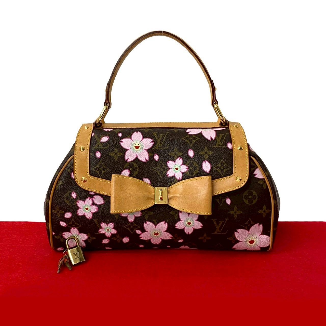 Louis Vuitton Louis Vuitton Louis Vuitton Sac Retro PM Monogram Cherry Blossom Handbag Canvas Handbag DUTY FREE for USA Size ONE SIZE - 1 Thumbnail