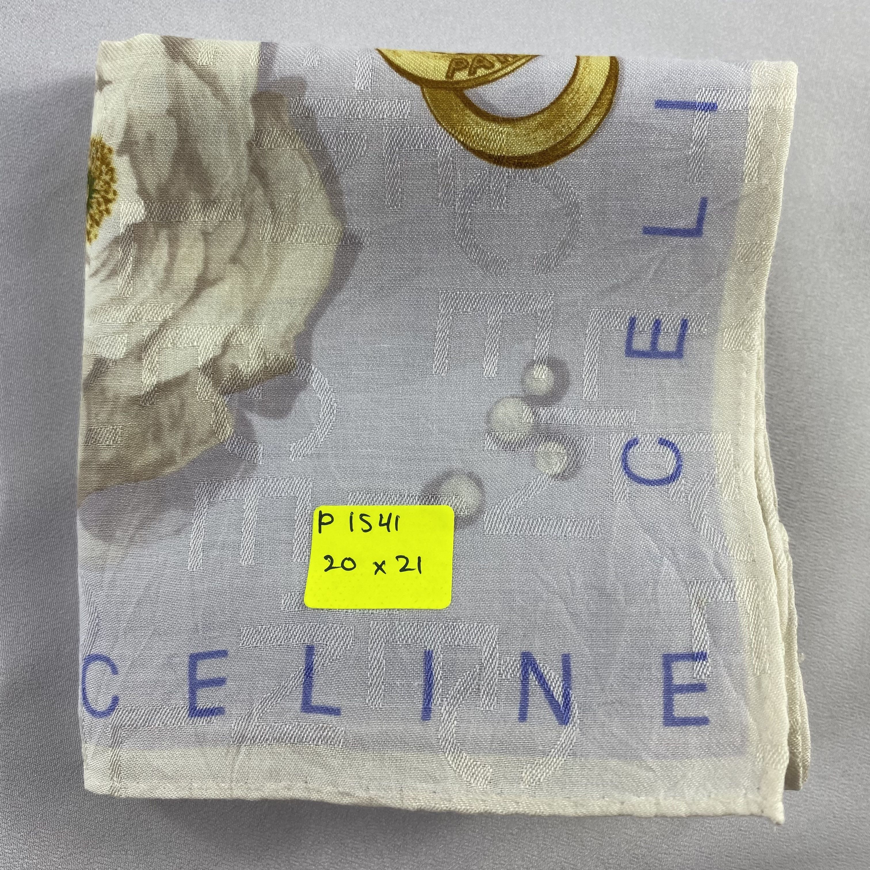 Celine × Vintage Celine Handkerchief / Neckerchief / Bandana-P1541 Size ONE SIZE - 5 Thumbnail