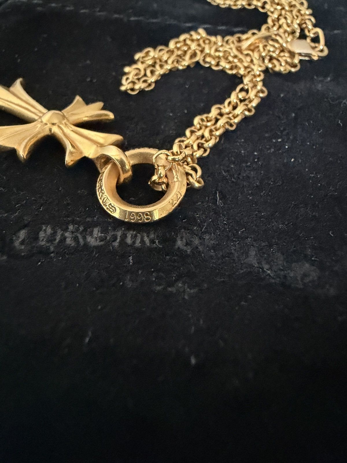 Chrome Hearts Iconic 22KT Tiny CH Cross and Roll Chain Size ONE SIZE - 11 Thumbnail