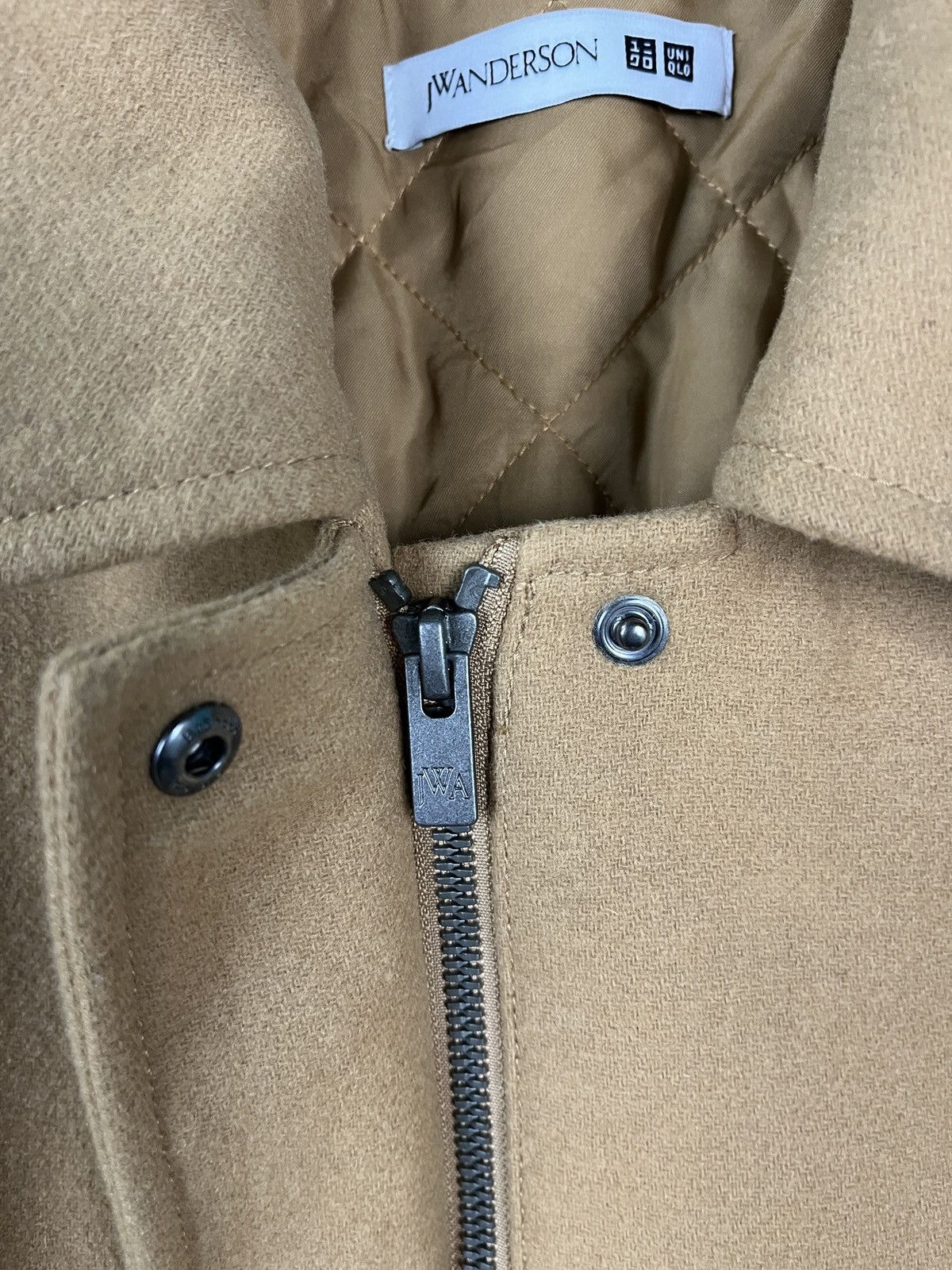 Designer × JW Anderson × Uniqlo J.W. Anderson Uniqlo Wool Zip Up Cropped Jacket Size US L / EU 52-54 / 3 - 7 Thumbnail