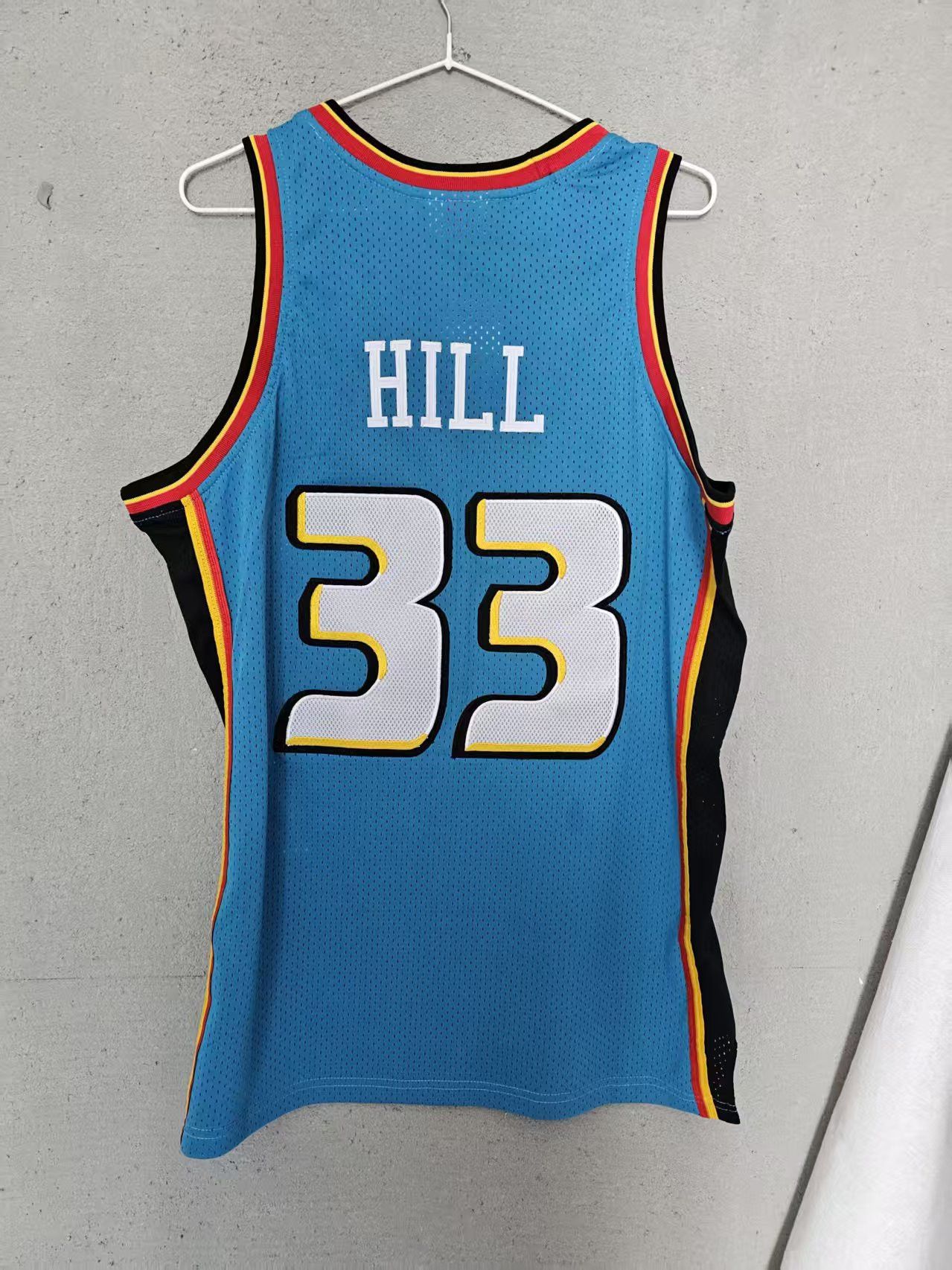 NBA Detroit Pistons Jersey 33 Grant Hill Stitched Size US XL / EU 56 / 4 - 2 Thumbnail
