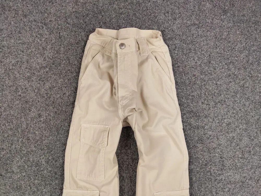 Japanese Brand Vintage 90's Japanese Baggy Beige Multi Pocket Cargo Pants Size US 31 - 2 Thumbnail
