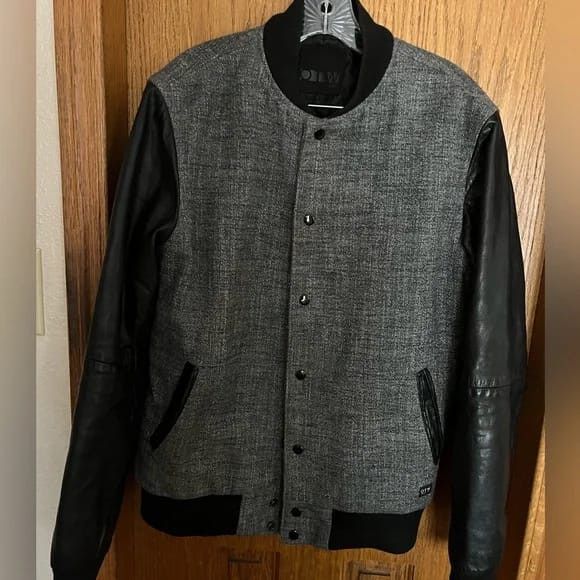 Vans OTW leather sleeves heavy jacket