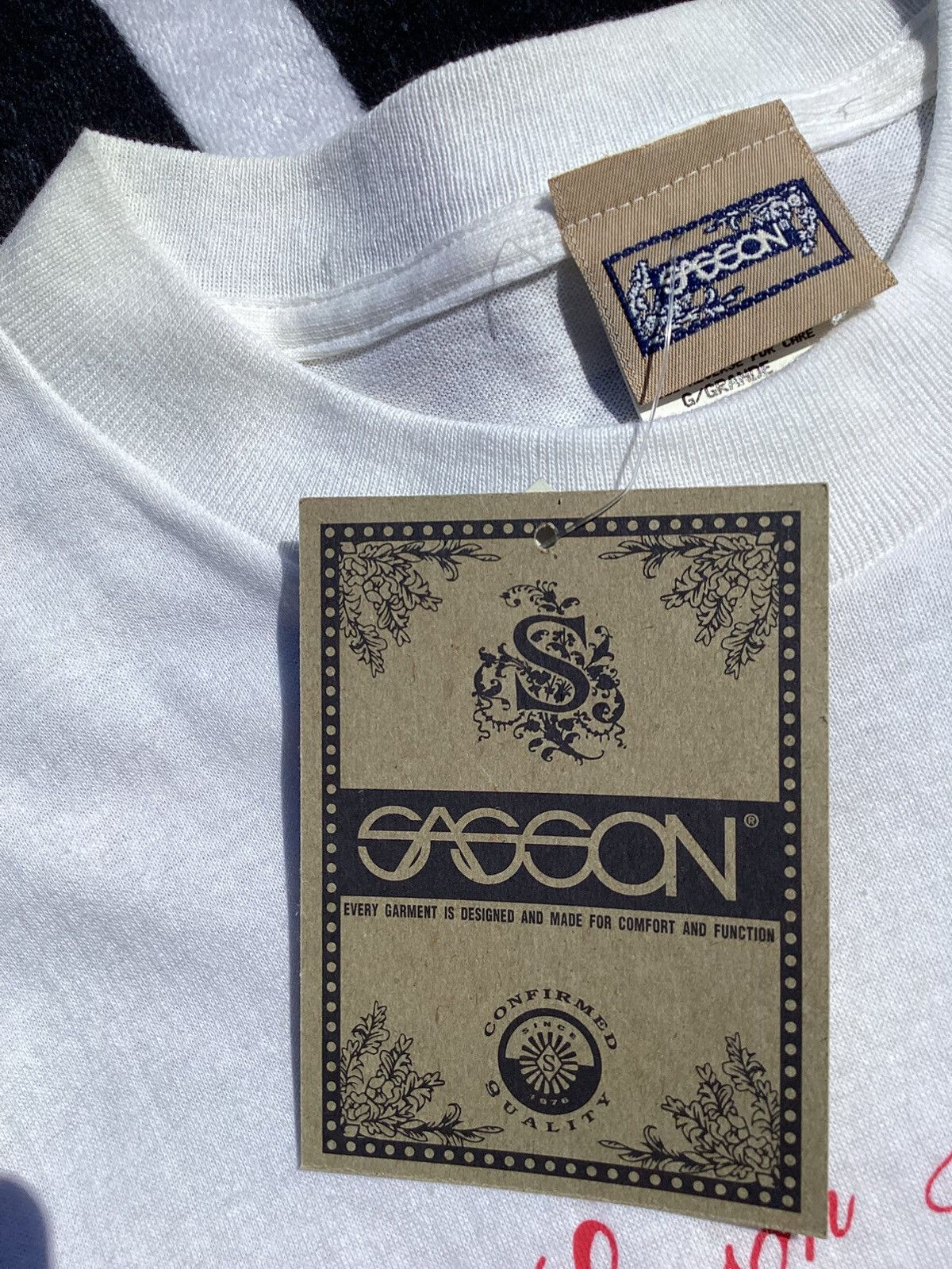 Other Vtg 1990s/Y2K Sasson jeans company USA made single stitch T Size US L / EU 52-54 / 3 - 3 Thumbnail