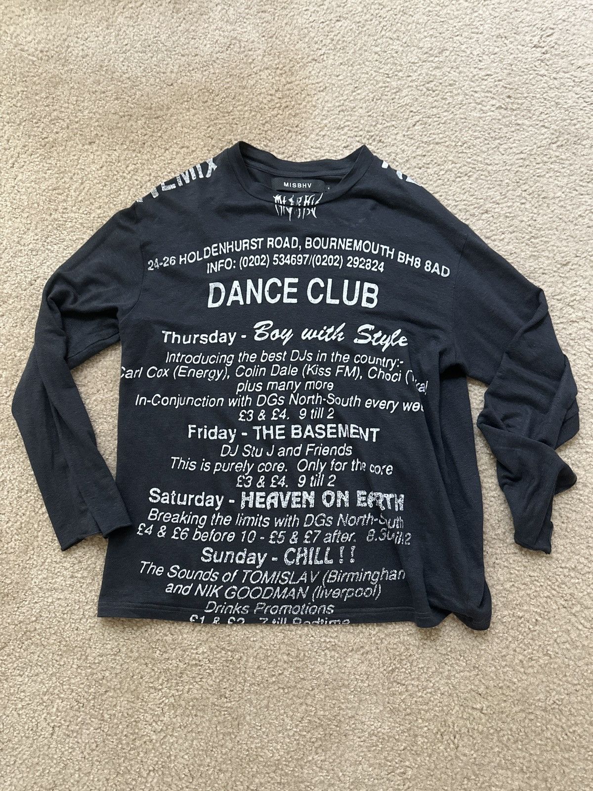 Misbhv turtleneck MISBHV Euphoria turtle neck longsleeve tee y2k