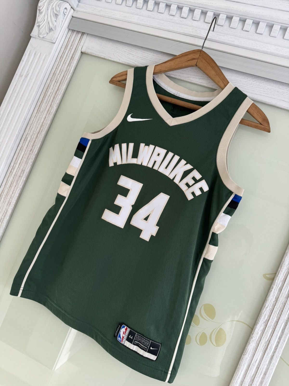 Nike Antetokounmpo #34 Milwaukee NBA Jersey Basketball Shirt Kit Size US M / EU 48-50 / 2 - 4 Thumbnail